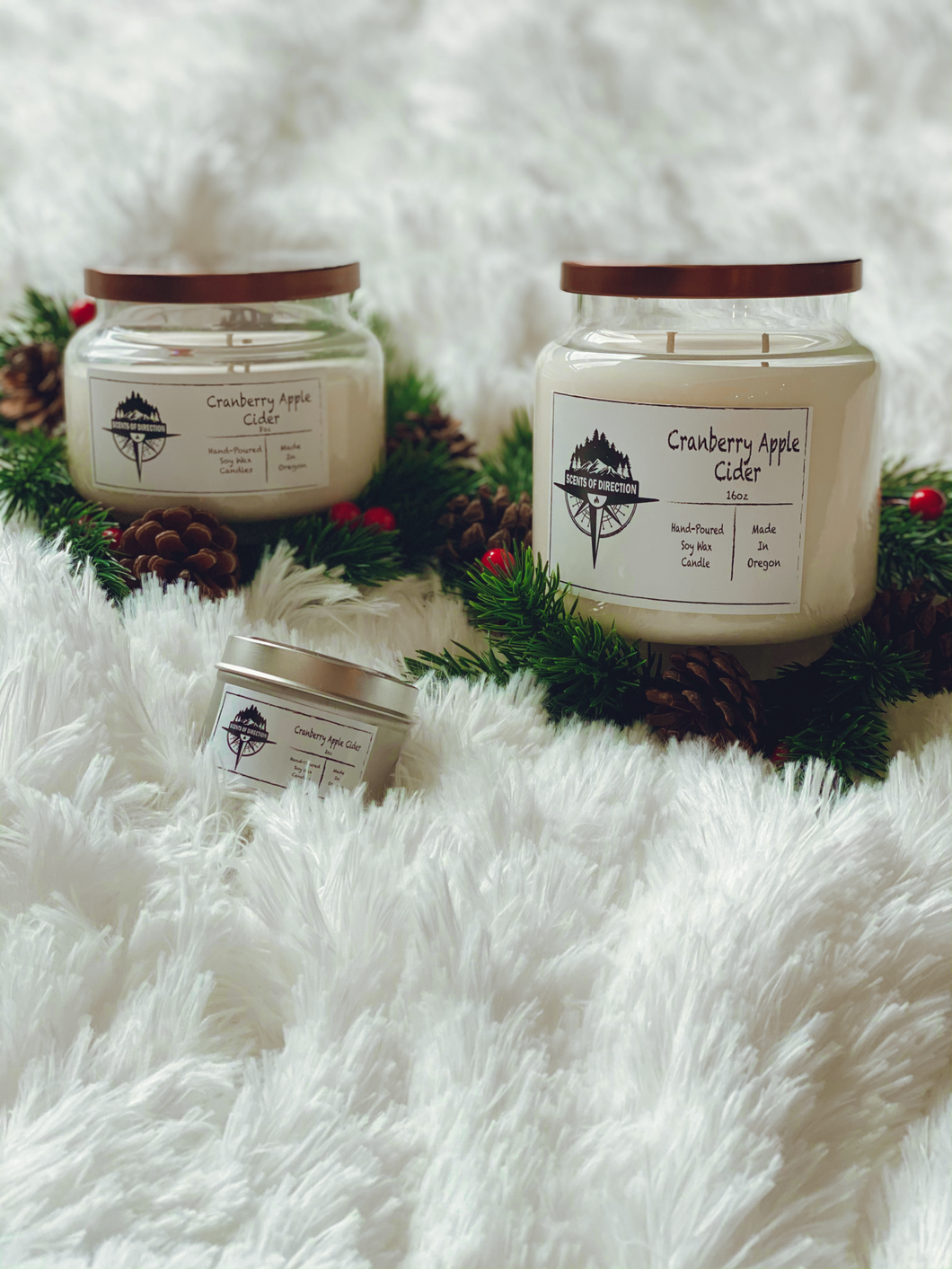 Cranberry Apple Cider - Soy Candle